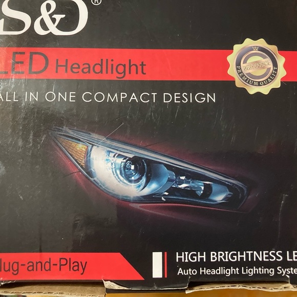 S&D | Other | Sd Led Headlight All In One High Brightness Auto ...